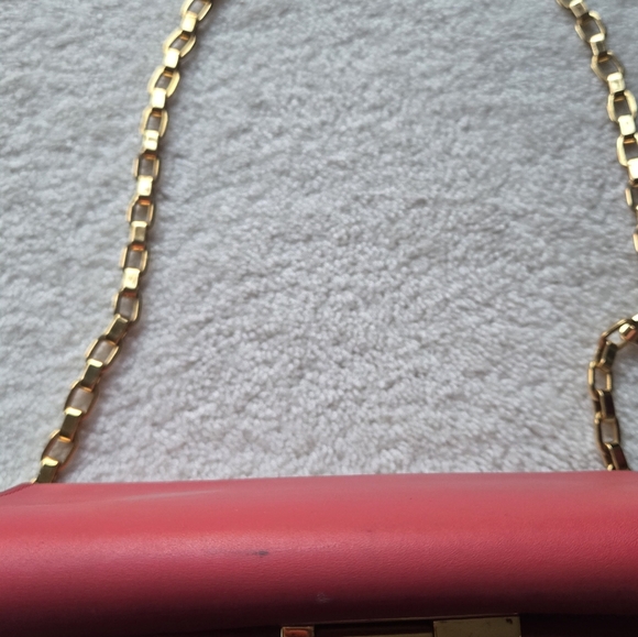 Louis Vuitton Pink Calfskin Leather Chain Louise MM Bag - Picture 8 of 10